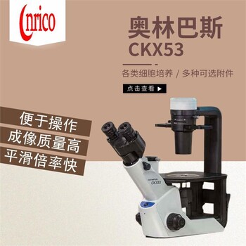 奥林巴斯CKX53倒置荧光相差显微镜山西正置生物显微镜全国发货