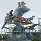 海豚雕塑制作廠家圖