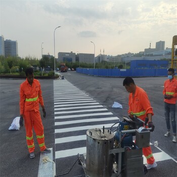 荆门道路热熔标线施工厂家价格