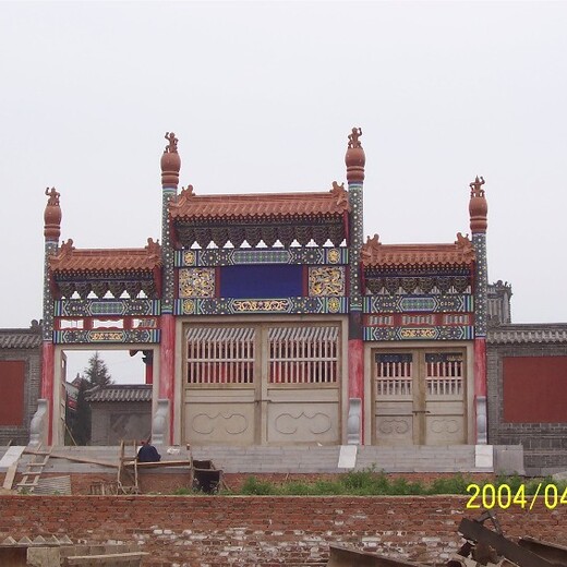 内蒙古周边牌楼设计施工方案