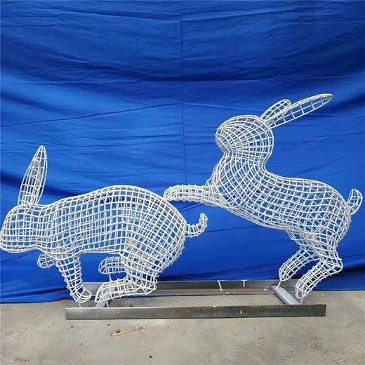 曲阳县镂空兔子雕塑生产厂家