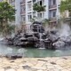 保定容城太湖石假山瀑布銷售圖