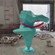 兔子雕塑廠家圖
