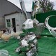 曲陽兔子雕塑圖