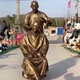 戶外民俗文化仿銅人物雕塑景觀樣例圖
