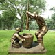 仿真民俗文化仿铜人物雕塑生产厂家展示图