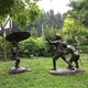 曲陽縣公園玻璃鋼仿銅童趣雕塑廠家電話,校園兒童玩耍主題雕塑原理圖