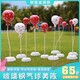 河北玻璃钢气球糖果雕塑摆件样例图