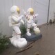 电镀宇航员雕塑厂家,太空人宇航员雕塑产品图