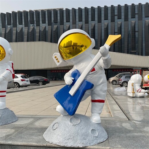 卡通宇航员雕塑公司,仿真太空人雕塑