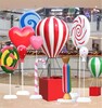 糖果氣球雕塑擺件加工玻璃鋼氣球雕塑工廠