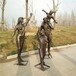 安徽彩绘一家三口雕塑厂家联系方式玻璃钢人像家庭雕塑定制