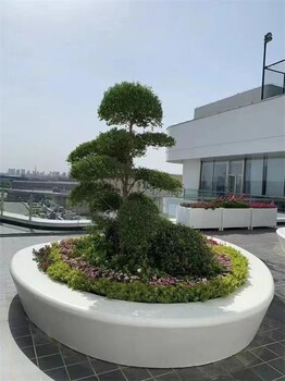 广州泰科石树池图片,泰科石花坛