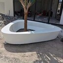中山泰科石樹池施工方式,泰科石花壇