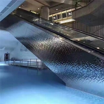 哈爾濱古銅201水波紋不銹鋼板幕墻背景