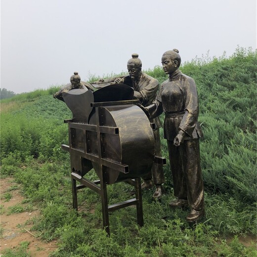 广东树脂农耕雕塑摆件