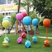 糖果气球雕塑摆件仿真玻璃钢气球雕塑