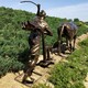 玻璃鋼農耕雕塑圖