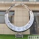 四川地產(chǎn)售樓處水景圓環(huán)月亮雕塑擺件原理圖