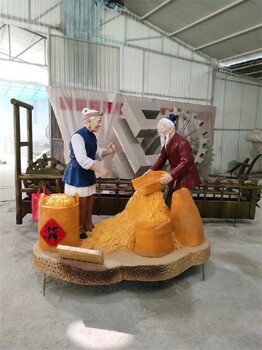 湖南玻璃鋼農(nóng)耕雕塑廠家電話