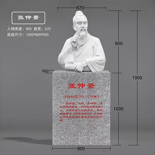 鑄銅古代名醫(yī)雕像定制廠(chǎng)家,張仲景雕像華佗雕像