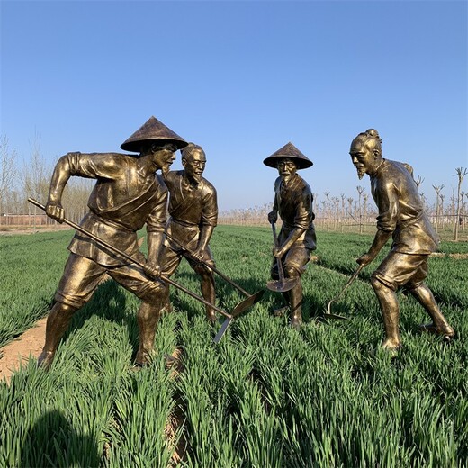 玻璃鋼玻璃鋼農耕雕塑報價