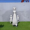 貴州大型戶外廣場一家三口雕塑模型玻璃鋼人像家庭雕塑定制