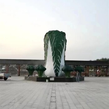 山西樹脂大白菜雕塑大型景觀