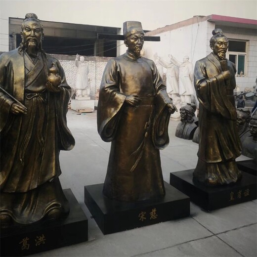 玻璃鋼名醫(yī)雕塑定做廠家,中醫(yī)主題雕塑