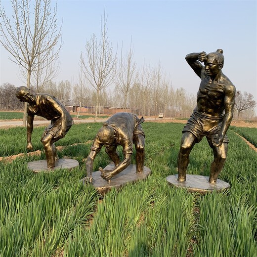 上海大型户外广场农耕雕塑价格