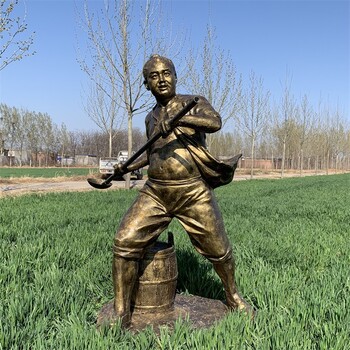 甘肅玻璃鋼農(nóng)耕雕塑廠家定制