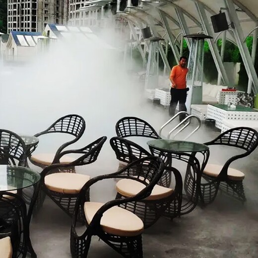 重庆人造雾喷雾降温设备雾喷降温本地厂家雾森系统