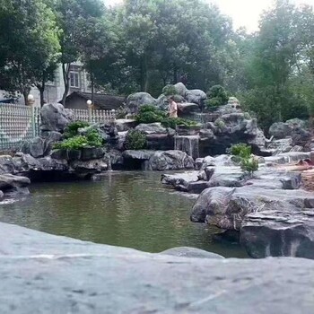 秦皇島從事假山瀑布跌水