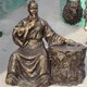 玻璃钢名医雕塑订制,中医文化主题雕塑产品图