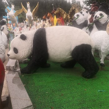 大熊猫雕塑报价及图片