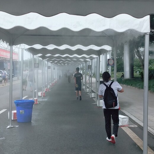 重庆景区检票区喷雾降温安装施工公司水雾环保