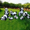 不銹鋼熊貓雕塑制作加工廠