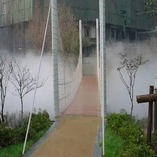 四川景区水雾降温造景喷淋降温公司雾森系统