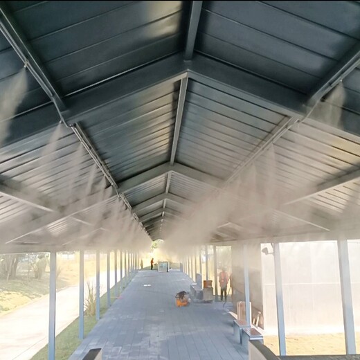 巴南商场穹顶玻璃房降温装置干雾降温人工造雾公司