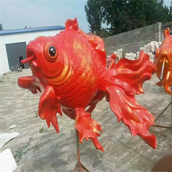 玻璃鋼仿真鯉魚(yú)雕塑，鯉魚(yú)雕塑價(jià)格