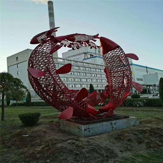 玻璃鋼仿真鯉魚(yú)雕塑，鯉魚(yú)雕塑廠(chǎng)家,鯉魚(yú)躍龍門(mén)雕塑，