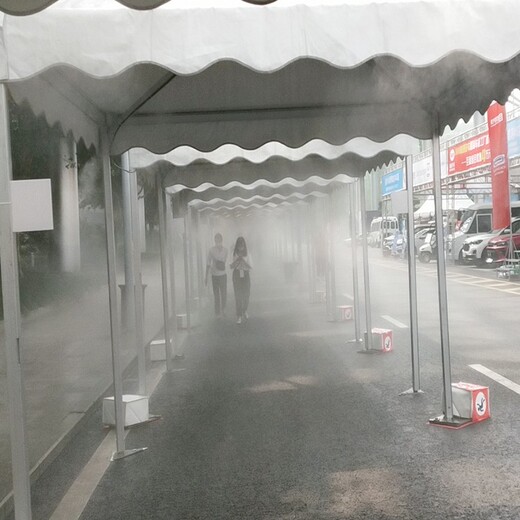 重庆加油站水雾降温工程安装水喷雾降温本地供应商雾森系统