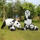 成都熊貓雕塑圖