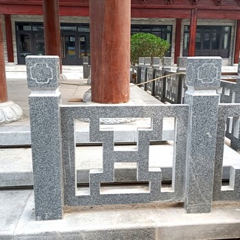 鄭州古建石欄桿價格,寺院古建石欄桿定制