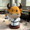 廣場(chǎng)玻璃鋼卡通雕塑加工
