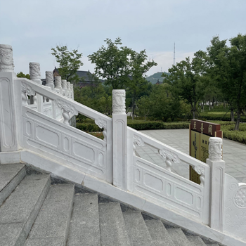 甘肃汉白玉寺庙石栏杆厂家