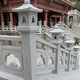 寺廟石欄桿圖