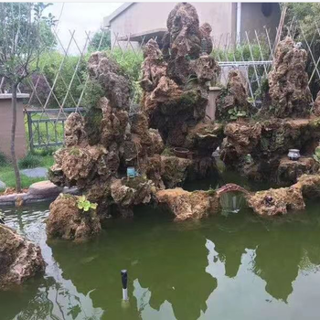 湖北仙桃楊林尾鎮千層石假山