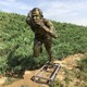 運動主題人物雕塑圖