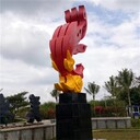 公園鐵藝鳳凰雕塑定做